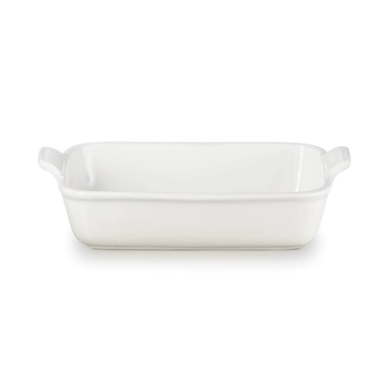 Le Creuset Stoneware Heritage 26cm Rectangular Deep Dish - Meringue