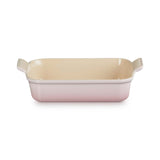 Le Creuset Stoneware Heritage 26cm Rectangular Deep  Dish - Shell Pink