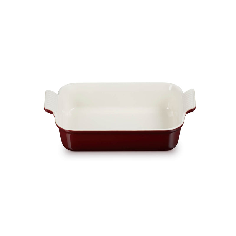Le Creuset Stoneware Heritage 26cm Rectangular Deep Dish - Garnet
