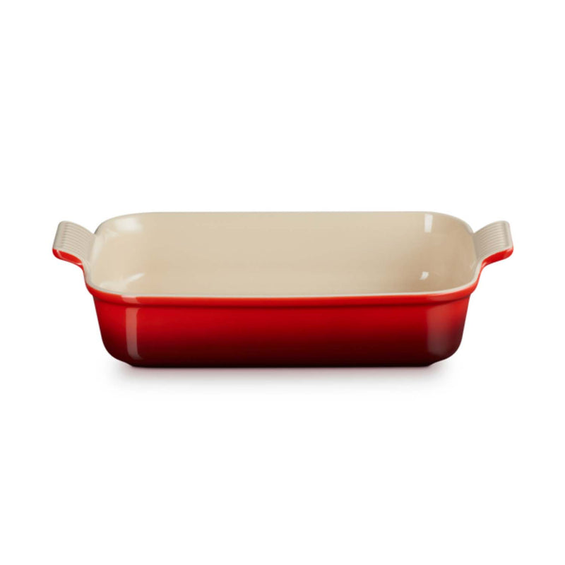 Le Creuset Stoneware Heritage 32cm Rectangular Dish - Cerise
