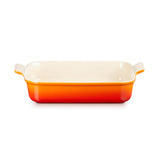 Le Creuset Stoneware Heritage 32cm Rectangular Deep Dish - Volcanic