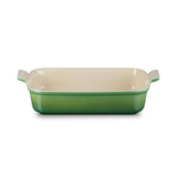 Le Creuset Stoneware Heritage 32cm Rectangular Deep Dish - Bamboo Green