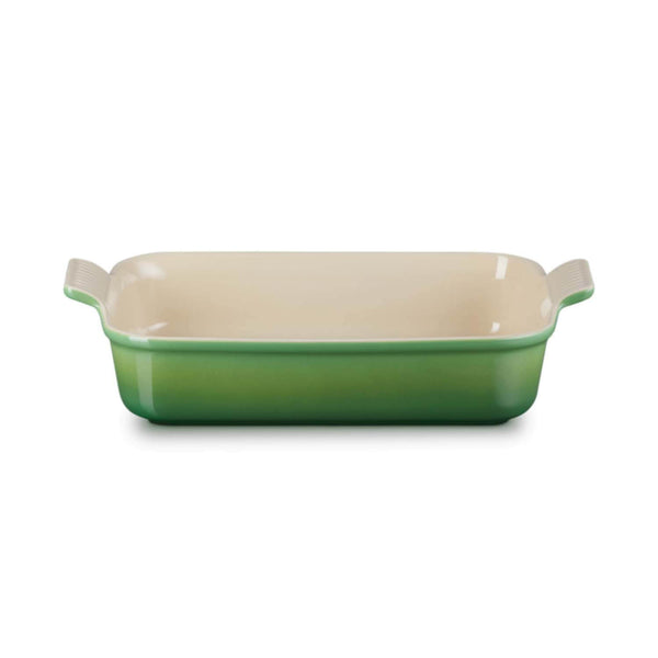 Le Creuset Stoneware Heritage 32cm Rectangular Deep Dish - Bamboo Green