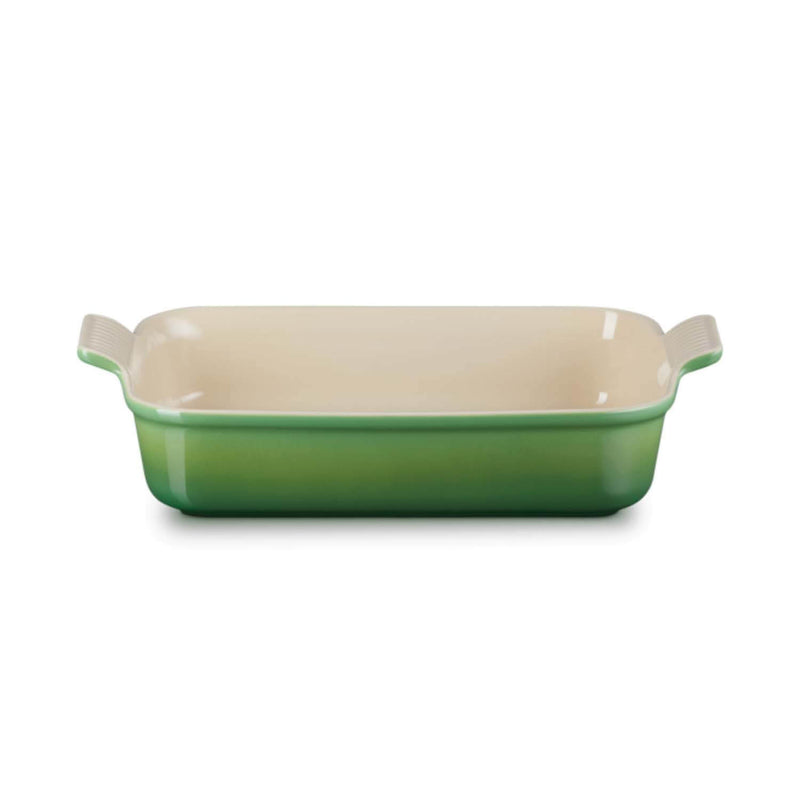 Le Creuset Stoneware Heritage 32cm Rectangular Deep Dish - Bamboo Green