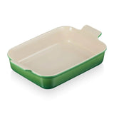 Le Creuset Stoneware Heritage 32cm Rectangular Deep Dish - Bamboo Green