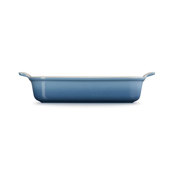 Le Creuset Stoneware Heritage 32cm Deep Rectangular Dish - Chambray