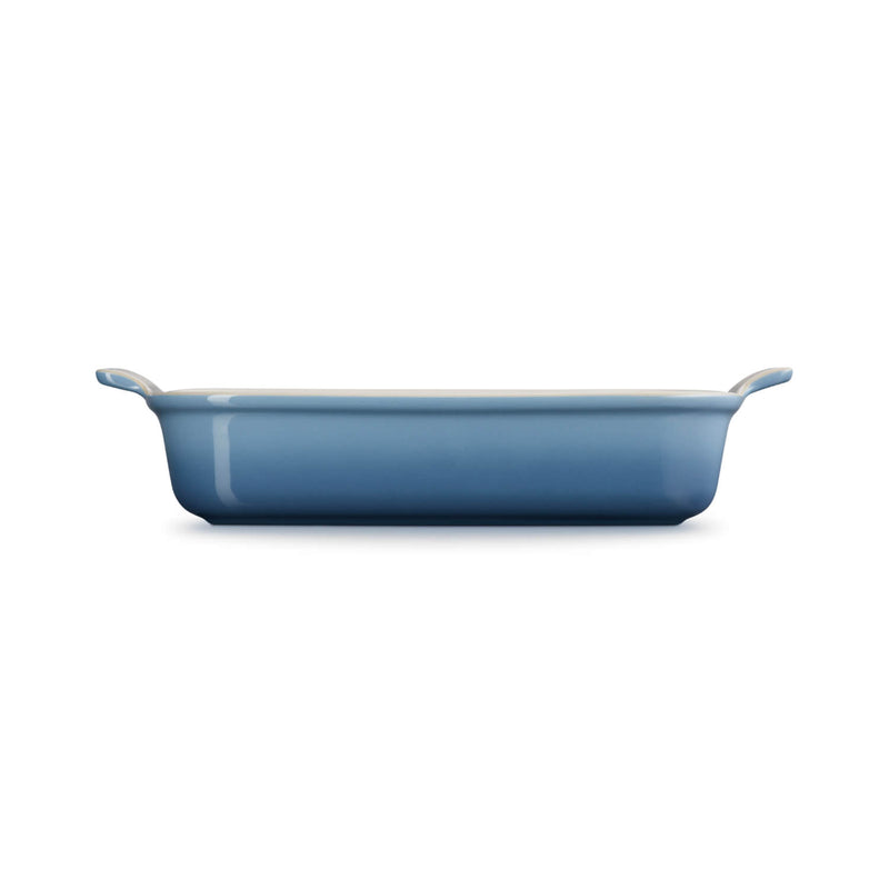 Le Creuset Stoneware Heritage 32cm Deep Rectangular Dish - Chambray
