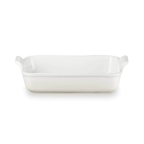 Le Creuset Stoneware Heritage 32cm Rectangular Deep Dish - Meringue