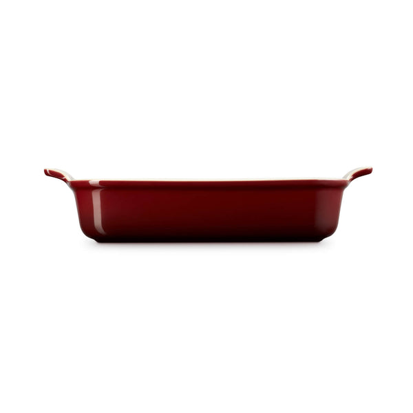 Le Creuset Stoneware Heritage 32cm Rectangular Deep Dish - Garnet