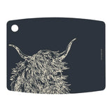 Epicurean™ Slate Coloured 29.8cm x 21.5cm Cutting Board - Highland Cow