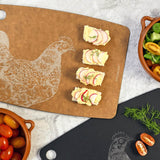 Epicurean™ Slate Coloured 29.8cm x 21.5cm Cutting Board - Hen
