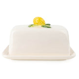 Candlelight Butter Dish - Lemon