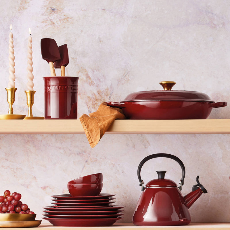 Le Creuset Stoneware Small Utensil Jar - Garnet