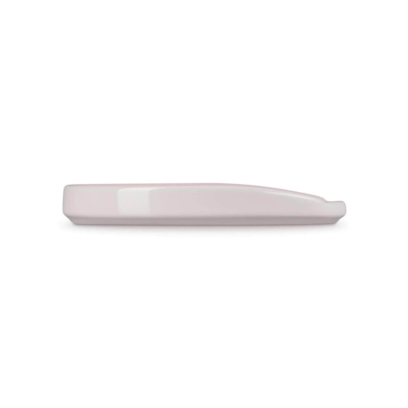 Le Creuset Stoneware Oval Spoon Rest - Shell Pink