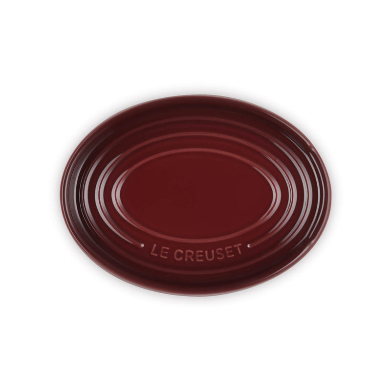 Le Creuset Stoneware Oval Spoon Rest - Garnet