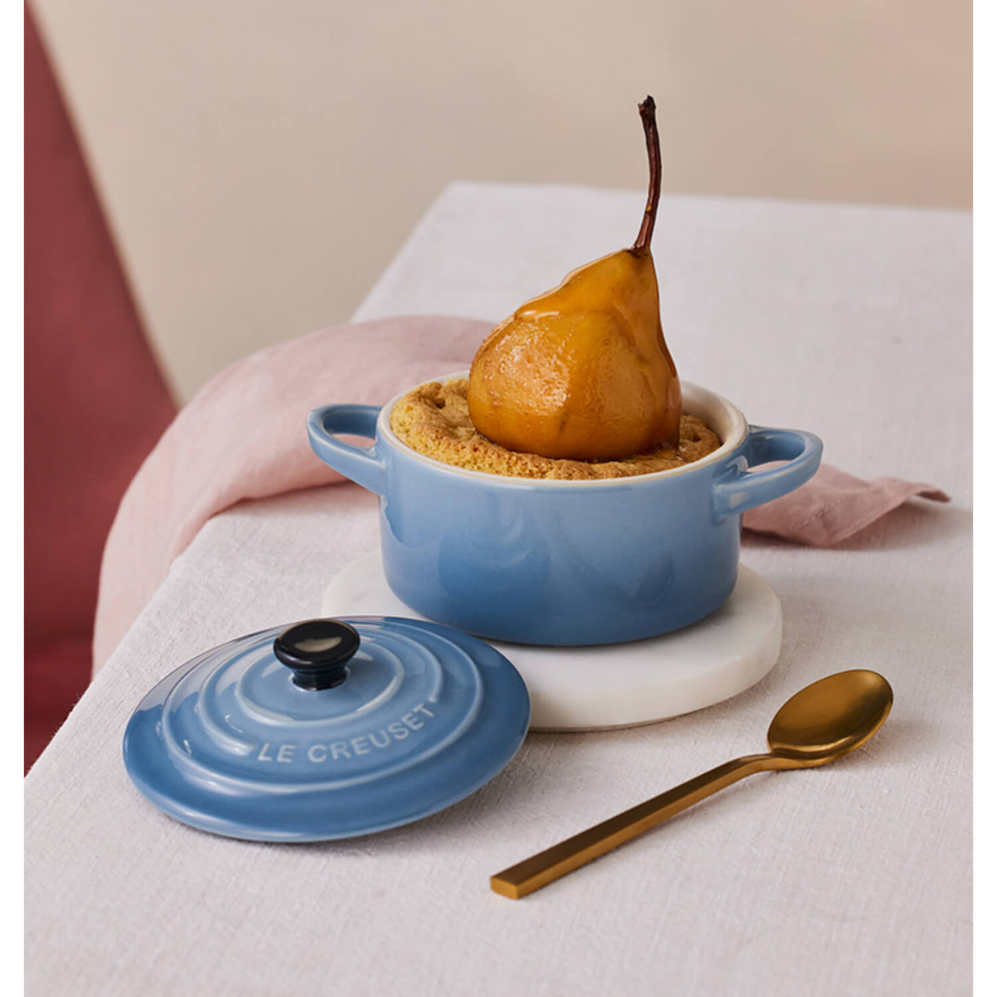 Buy Le Creuset | Stoneware Petite Casserole - Chambray – Potters