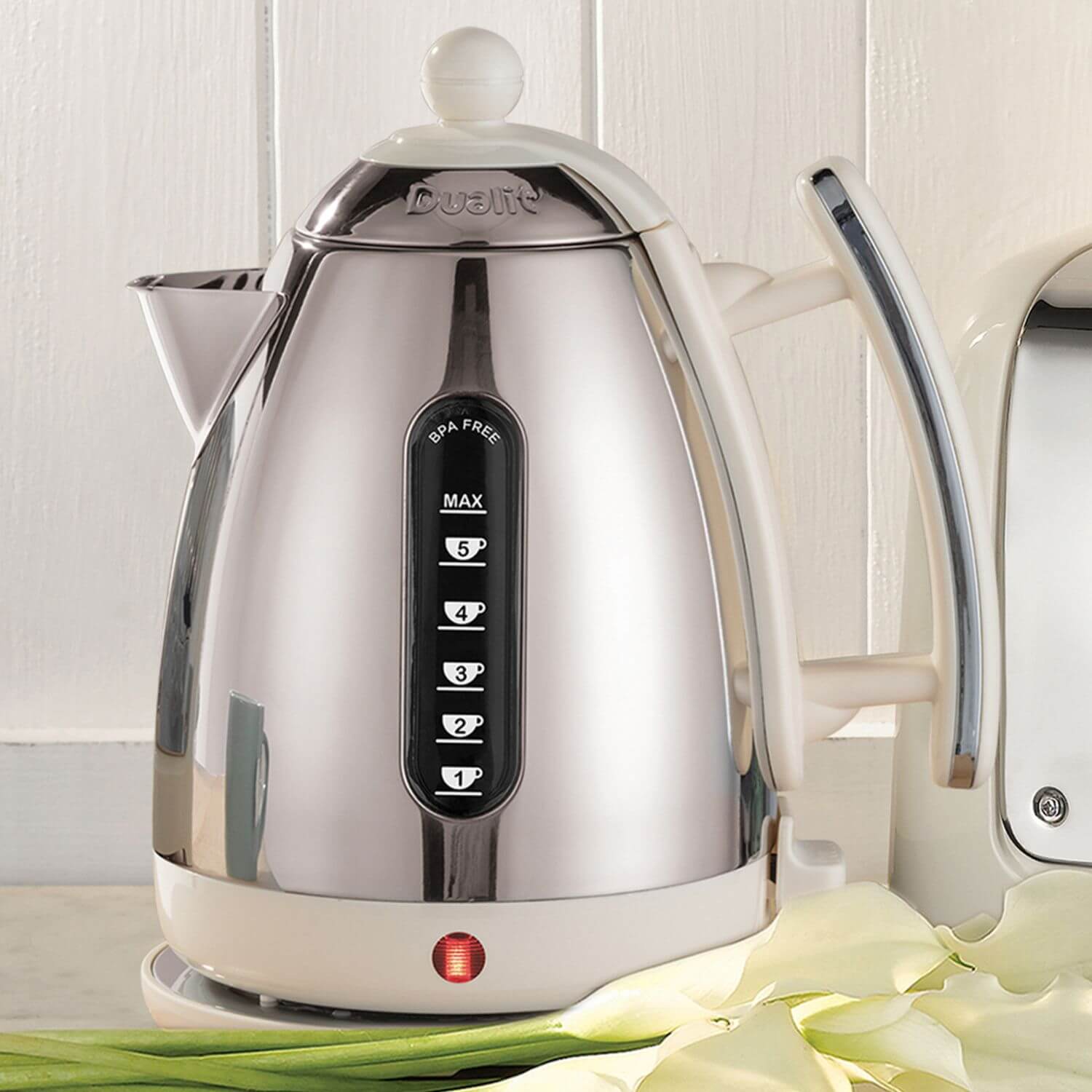 Dualit jug on sale kettle canvas white