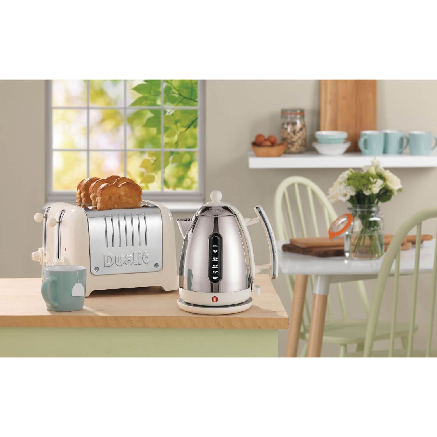 Dualit jug kettle deals canvas white