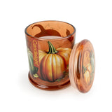Candlelight 12cm Scented Glass Candle Jar - Pumpkin & Ginger