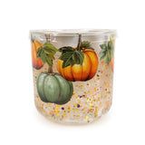 Candlelight 10cm LED Scented Glass Candle - Pumpkin & Ginger