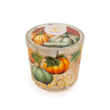 Candlelight 10cm LED Scented Glass Candle - Pumpkin & Ginger
