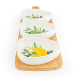 Candlelight 4-Piece Dish Set - Tomato