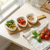 Candlelight 4-Piece Dish Set - Tomato