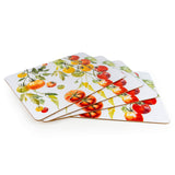 Candlelight Set Of 4 Placemats - Tomato