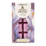 Candlelight Scented Wax Melts - Crocus & Sweet Orange