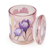 Candlelight Large Glass Scented Candle Jar - Crocus & Sweet Orange