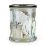 Candlelight Large Glass Scented Candle Jar - White Tulip & Bergamot