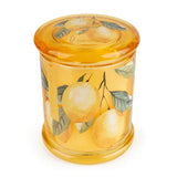 Candlelight Large Glass Scented Candle Jar - Sweet Lemon & Rosemary