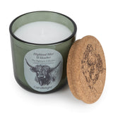 Candlelight Highland Cow Candle Jar - Highland Mist & Heather
