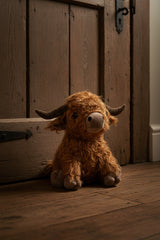Candlelight Highland Cow Doorstop