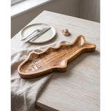 Candlelight 38cm Mango Wood Fish Platter - Sardines