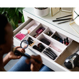 Joseph Joseph Viva 7-Piece Make-Up Drawer Organiser Set - Shell