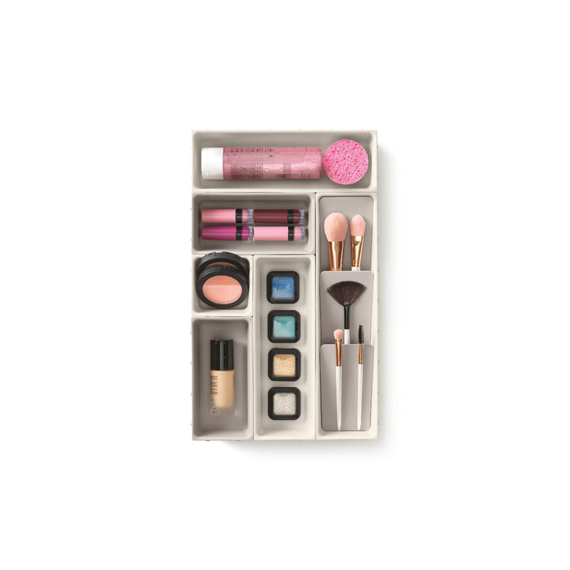 Joseph Joseph Viva 7-Piece Make-Up Drawer Organiser Set - Shell