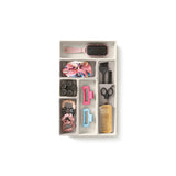 Joseph Joseph Viva 7-Piece Make-Up Drawer Organiser Set - Shell