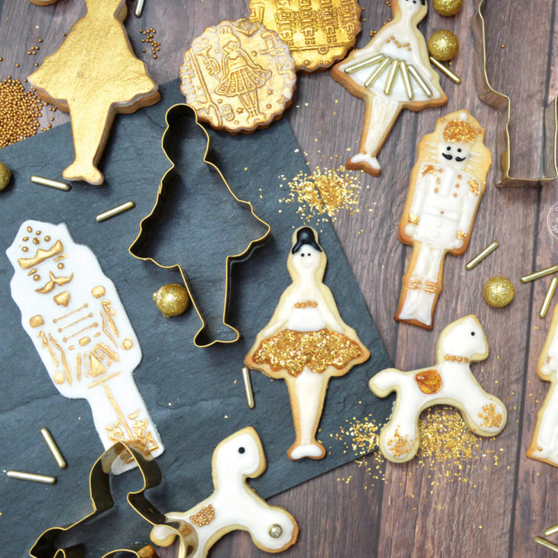 Scrap Cooking Christmas Nutcracker Cookie Cutter And Embosser Set