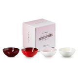 Le Creuset Petits Fours Set of 4 Stoneware Cereal Bowls