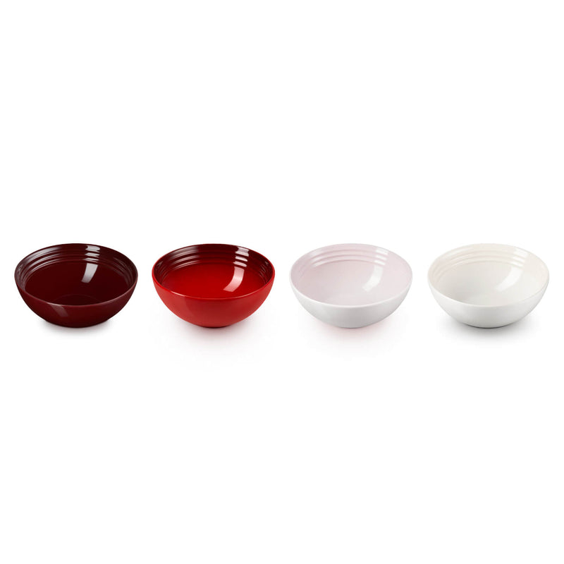 Le Creuset Petits Fours Set of 4 Stoneware Cereal Bowls