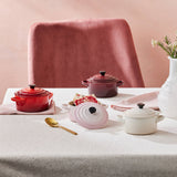 Le Creuset Stoneware Petits Fours Set of 4 Petite Round Casseroles