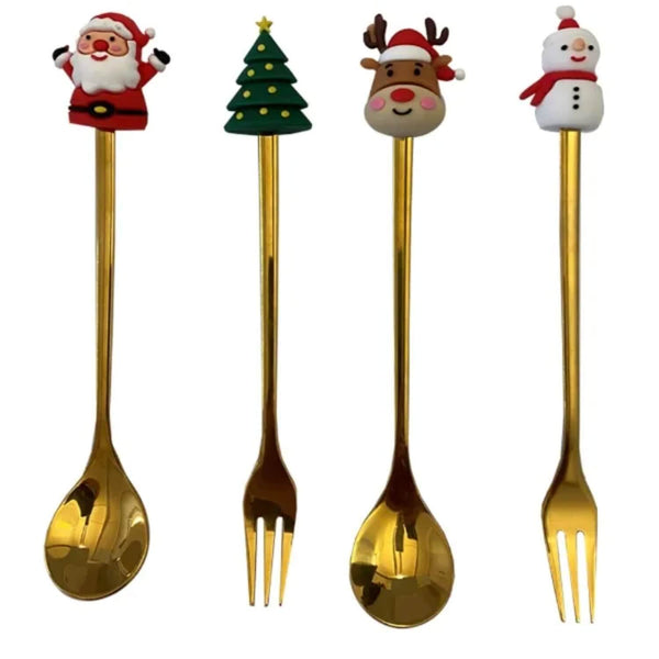 Eddingtons Festive Serving Spoons & Forks Party Set
