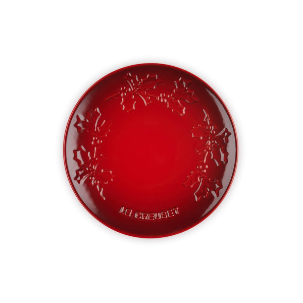 Le Creuset Stoneware Holly 19cm Plate - Cerise