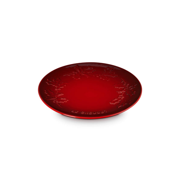 Le Creuset Stoneware Holly 19cm Plate - Cerise
