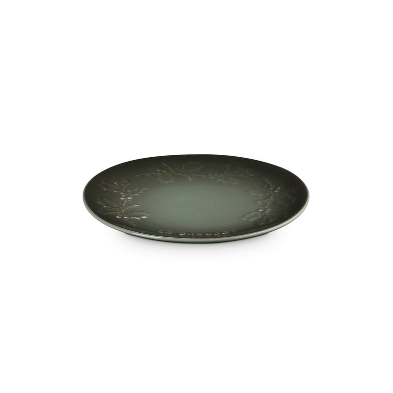 Le Creuset Stoneware Holly 19cm Plate - Thyme