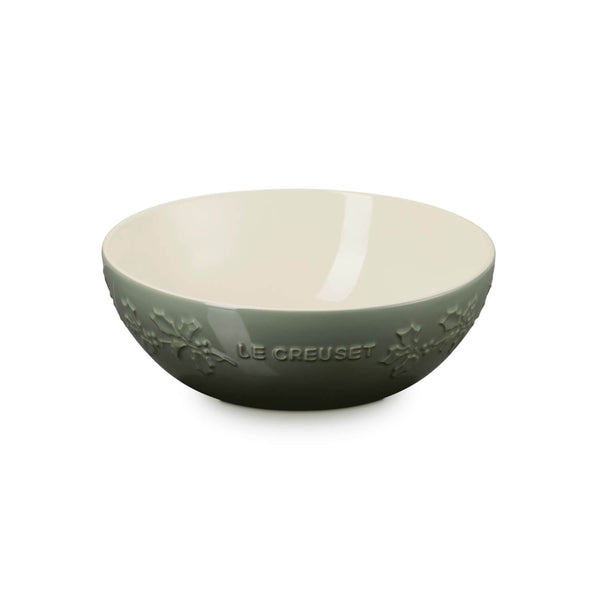 Le Creuset Stoneware Holly 25cm Serving Bowl - Thyme