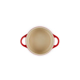 Le Creuset Stoneware Holly Petite Round Casserole - Cerise