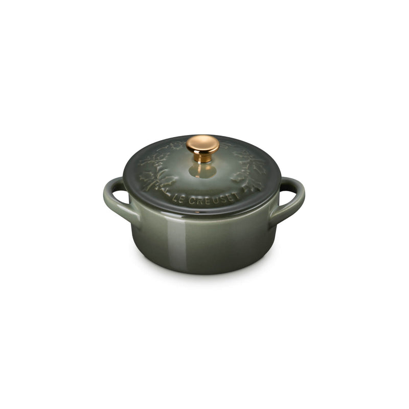 Le Creuset Stoneware Holly Petite Round Casserole - Thyme