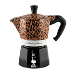 Bialetti X Dolce & Gabbana Leopardo 3-Cup Moka Express Italian Coffee Pot